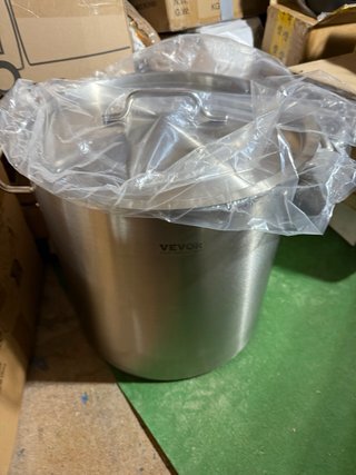 Olla VEVOR 50L Acero Inox. con Tapa y Asas