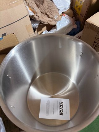 Olla VEVOR 50L Acero Inox. con Tapa y Asas