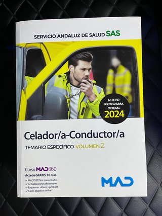 Celador conductor Temario Especifico + libro test