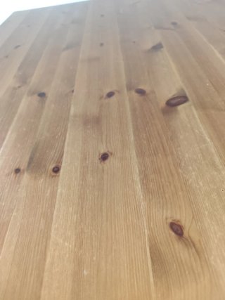 Mesa de madera rústica 100x119x75cm