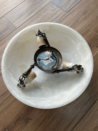 Lámpara plafón de mármol