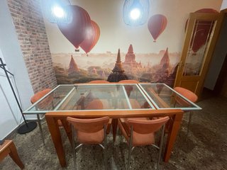 Conjunto Salón-Comedor: Mesa + 6 Sillas