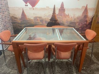 Conjunto Salón-Comedor: Mesa + 6 Sillas