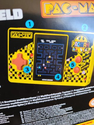 Máquina vídeo consola portátil retro Pacman