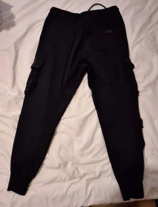 Pantalón cargo negro hombre