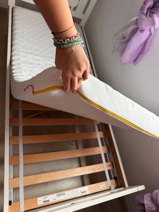Cama infantil blanca IKEA