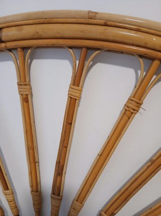 Cabecero de mimbre para cama 1,30mts