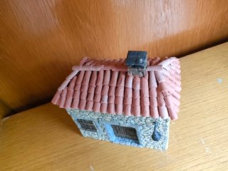 Tipica casa di montagna Alavesa, per presepi.