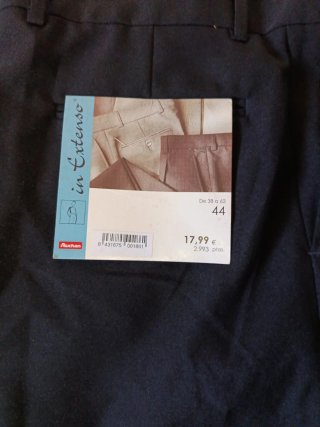 Pantalón negro In Extenso talla M