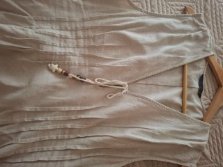 Vestido Zara Beige Talla XL