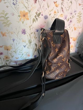 Mini mochila Marrón y Dorada