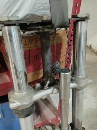 Horquilla BMW R100RS/RT con pinzas Brembo