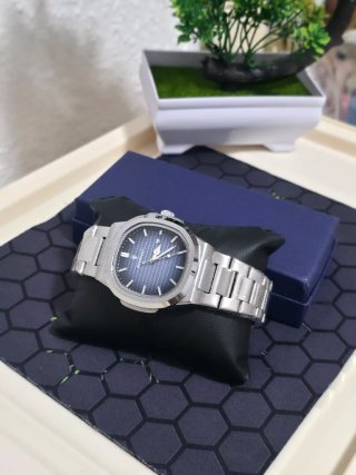 Reloj paazomu Hombre Negro y Plateado