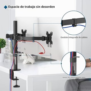 Supporto per 2 monitor BONTEC MDM002
