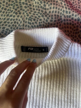 Jersey blanco de mujer
