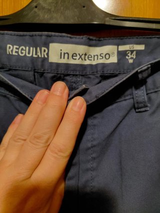 Pantaloni uomo avio in extenso taglia 50 italiana