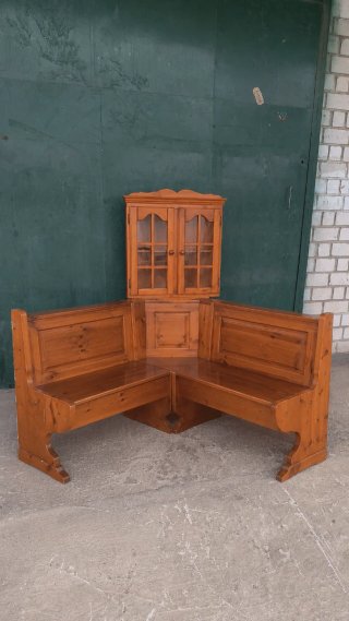 Banqueta Rinconera Pino Macizo