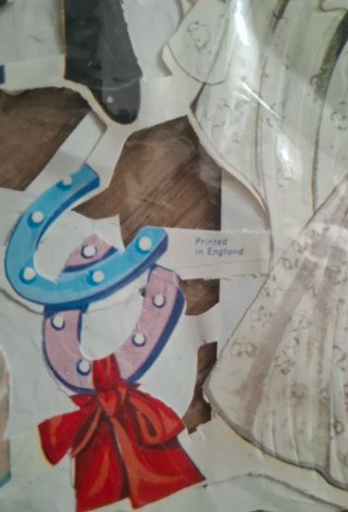 2 Láminas Cromos Troquelados Antiguos Ingleses
