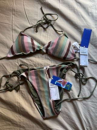 Bikini Women'secret multicolor rayas