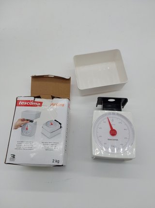 Tescoma Báscula de cocina Sharp, plástico, blanco, 2 kg