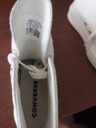 Converse Blancas Piel Cocodrilo Talla 39
