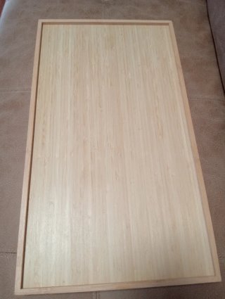 Mesa de bambú plegable