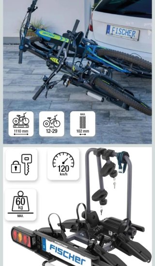 Fischer Portabicicletas soperte para bici