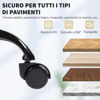 Silla de oficina ergonómica con reposapiés