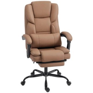 Silla de oficina ergonómica con reposapiés