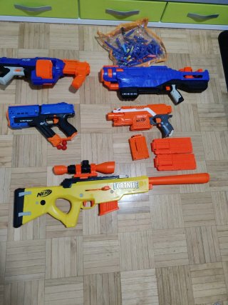 Lote Juguetes Nerf