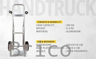 Carretilla Aluminio SXWTC-HT525 - 200KG - Stanley