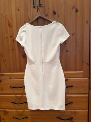 Vestido blanco con pedrería