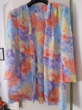Conjunto Vestido y Chaqueta Multicolor