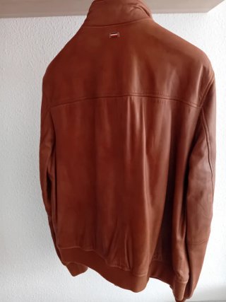 Cazadora Tommy Hilfiger Piel Marrón