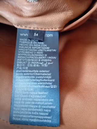 Cazadora Tommy Hilfiger Piel Marrón