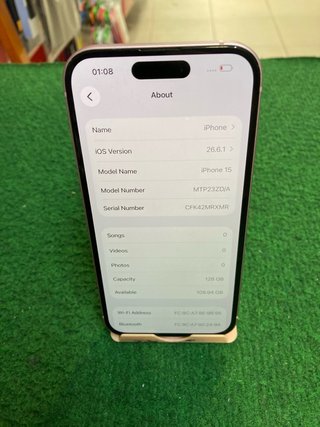 iPhone 15 128GB Rosa Batería 96% percio ultimo
