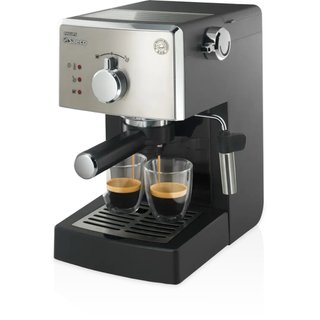 Cafetera Saeco Philips Acero/Negro