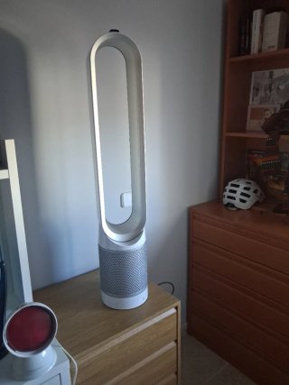 Purificador Dyson Blanco y Gris