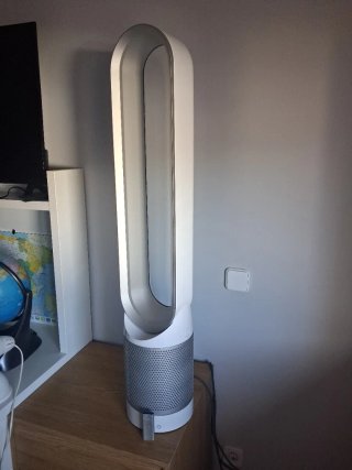 Purificador Dyson Blanco y Gris