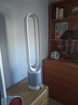 Purificador Dyson Blanco y Gris