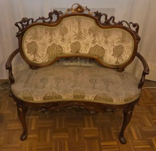 Banco in stile vintage anni '80