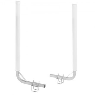 Guía de Remolque para Barcos, Polos de Guía de Remolque Ajustables de 1219.2mm, 2PCS Guías de Remolque de Acero de Alta Dureza, Guías de Remolque con Tubos de PVC, para Remolque de Barco de Esquí,...