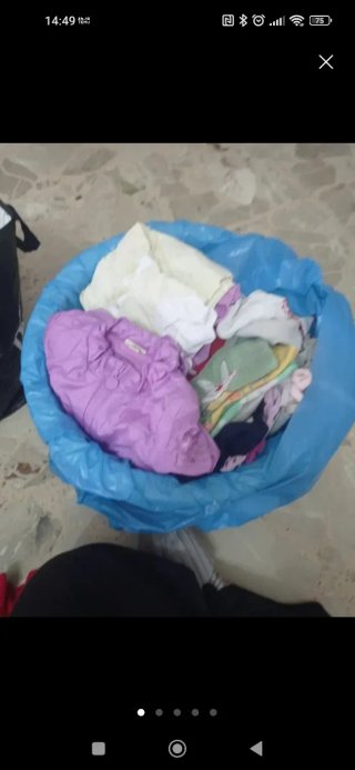 Cesta abiti bambini varie misure