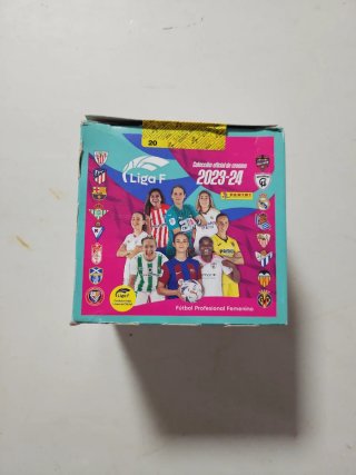 Caja  Cromos Liga Femenina 2023 2024 Panini