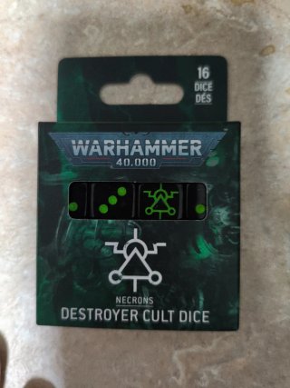 Dados Warhammer 40,000 Necrons