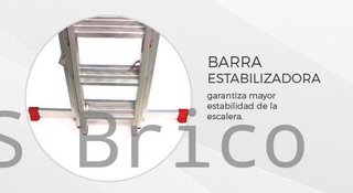 Escalera Aluminio 3x7 - 2+2+2 M - 66x25mm