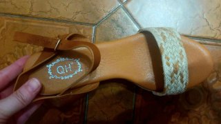 Sandalias cuña plataforma QH, talla 40