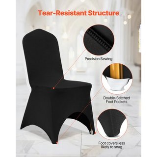Cubiertas de Silla Plegables de Spandex Elástico, Cubierta Frontal Arqueada Universal Ajustada, Fundas Protectores Removibles y Lavables, para Bodas, Vacaciones, Banquetes, Fiestas, Celebraciones,...