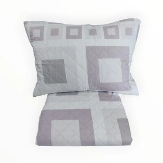 Cama 90 Colcha bouti reversible Vera malva