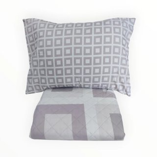 Cama 90 Colcha bouti reversible Vera malva